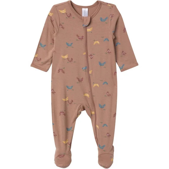 Modern Moments by Gerber Gender Neutral Super Soft Viscose Sleep 'N Play, Sizes Newborn - 6/9 Mon... | Walmart (US)