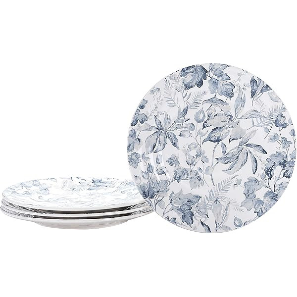 Bico Caprice Leaf Ceramic Salad Plates, 8.75 inch, Set of 4, for Salad, Appetizer, Microwave & Dishw | Amazon (US)