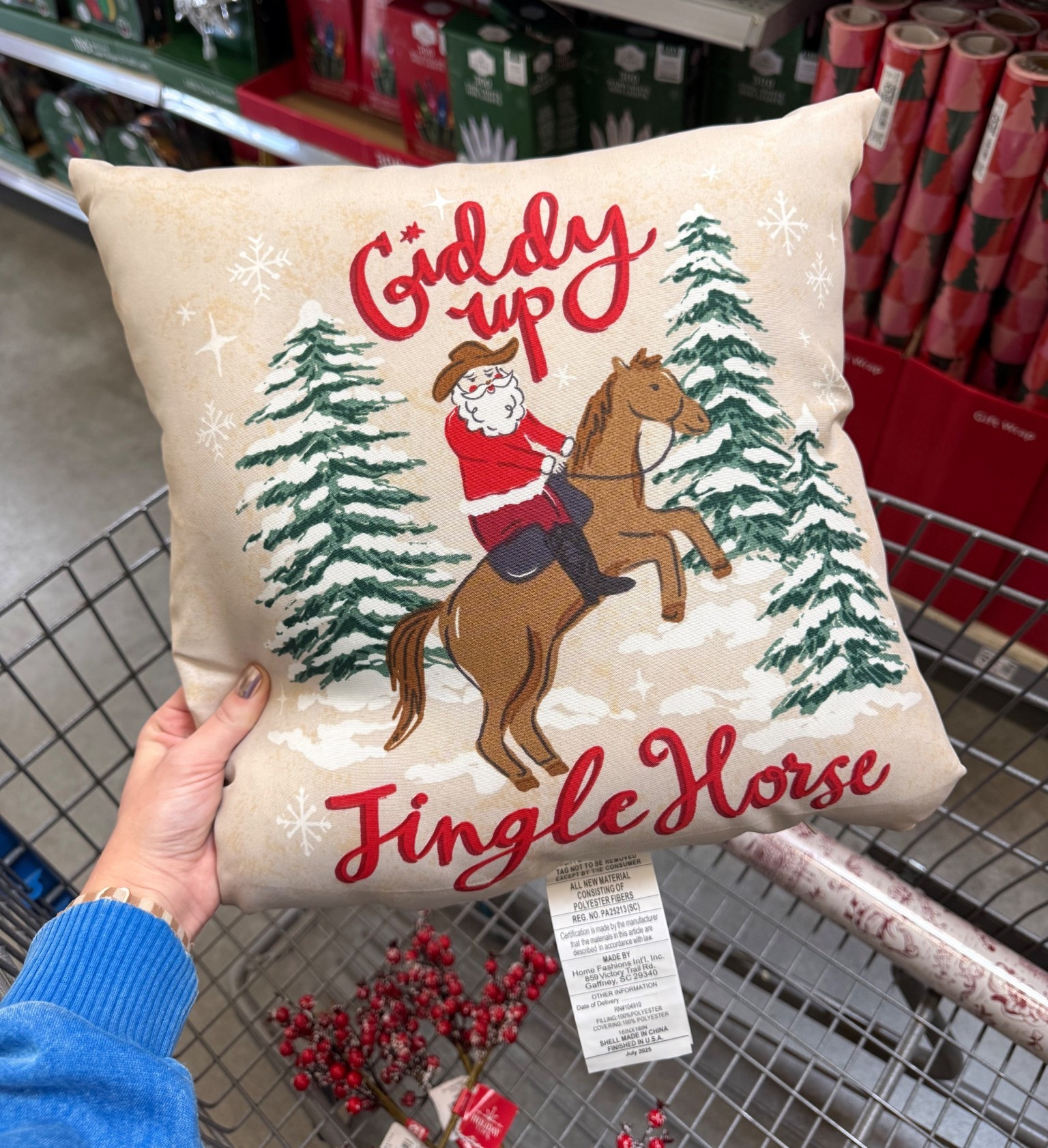 Western Christmas pillow at Walmart ✨🤠🎄🎅🏼

#LTKHome #LTKHoliday