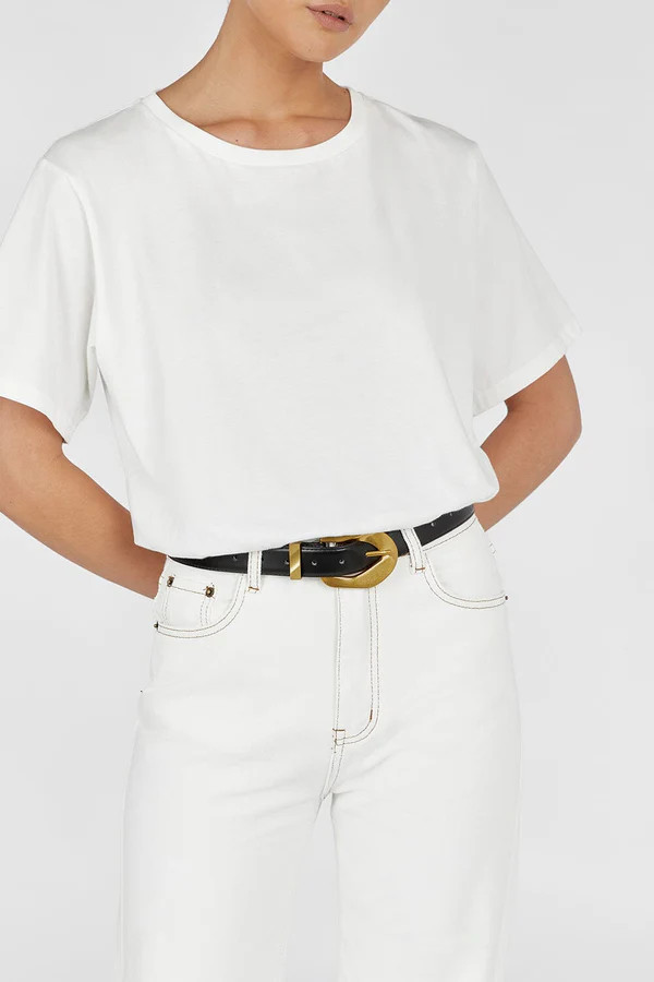 ALEXA OFF WHITE HIGH RISE STRAIGHT JEAN | DISSH