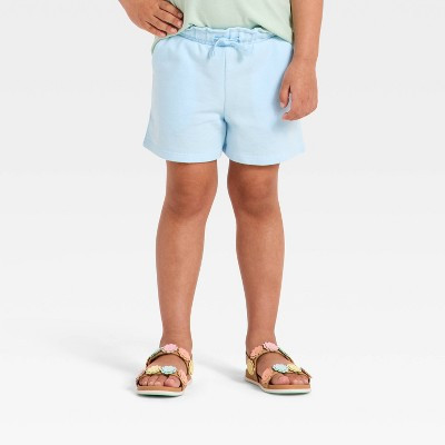 Toddler Girls' Knit Shorts - Cat & Jack™ Light Blue 3T | Target