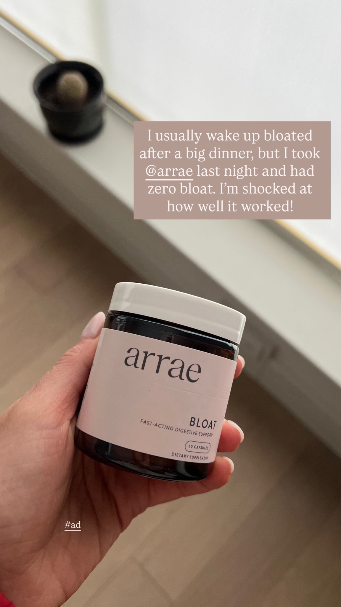 I usually wake up bloated after a big dinner, but I took  @arrae last night and had zero bloat. I’m shocked at how well it worked!

I’ve tried other brands, and they haven’t worked for me. I’m super happy to find one that actually works! 

#LTKBeauty #LTKselfcare #LTKActive