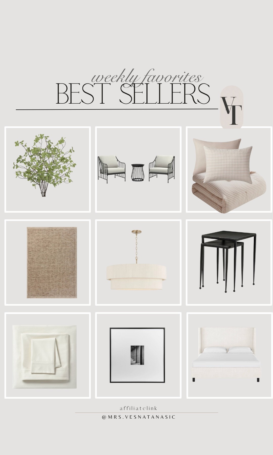 This week’s best sellers! 

#outdoorpatio #amazonhome #rug #wayfairfinds #bedding #upholsteredbed #wayfair #wayfairfinds #lighting #walmartfinds #amazon 

#LTKHome #LTKSaleAlert #LTKSpringSale