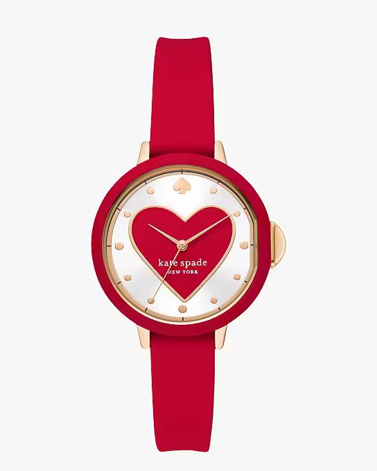 Park Row Heart Silicone Watch | Kate Spade (US)
