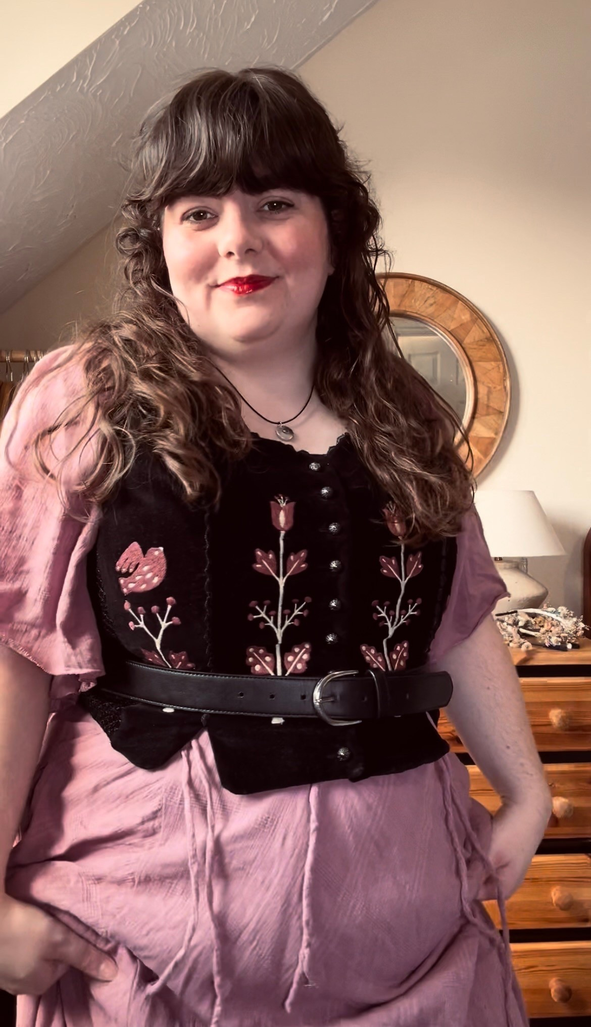 Witch outfit featuring jewelry from Leska Kerrek 