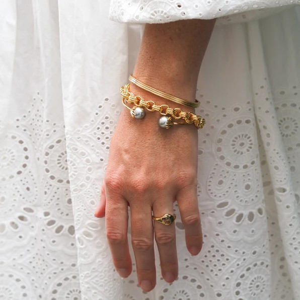 Bezel Bracelet | Goldbug Collection