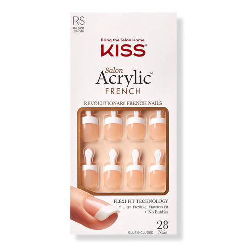 Salon Acrylic French Manicure Fashion Nails | Ulta