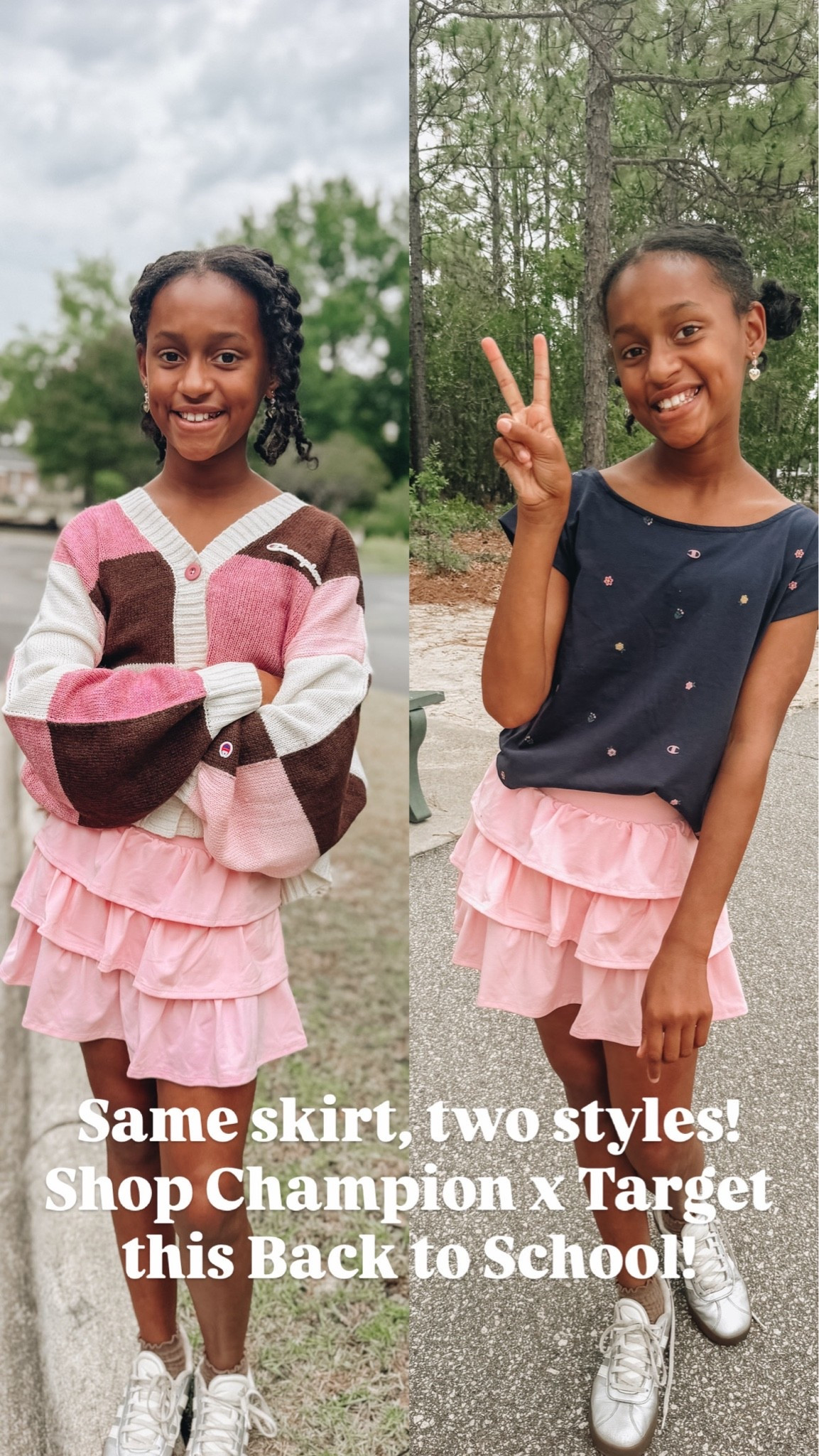 Middle school, here she comes From class time to playtime, these @champion looks are ready for whatever the day brings. Welove the oversized fit, all-day comfort, and easy movement that keeps up with every lesson, study session, and after-school adventure. Plus, mixing and matching pieces makes getting dressed simple, stylish and versatile. I love seeing her confidence shine.Find Champion Kids at @target and stock up on versatile pieces they'll reach for again and again. #ChampionKids #TargetPartner #TargetXChampion

#LTKmomlife #LTKKids