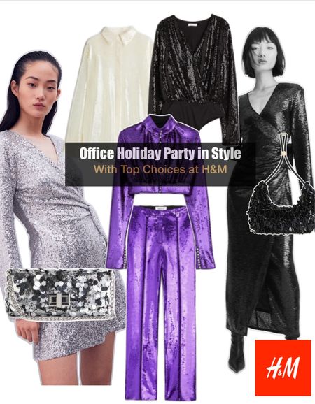 #HM has you #holidayparty ready as they have a series of sequin, bold prints/colors, and fun styles for all occasions. Grab you a fit or all three from the curated list I have heree

#LTKSeasonal #LTKHoliday #LTKparties