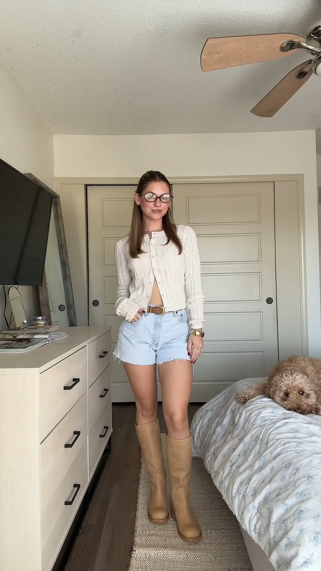 Frye boots dupe, Steve Madden, fall boots, cardigan, American Eagle

#LTKShoeCrush #LTKSeasonal #LTKFallSale