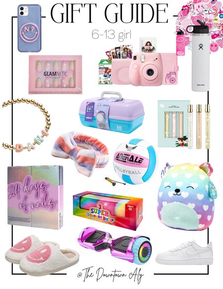 Gift Guide for girls ages 6-13. All things girly, preppy and pink for the Holiday season! Great Christmas gifts  