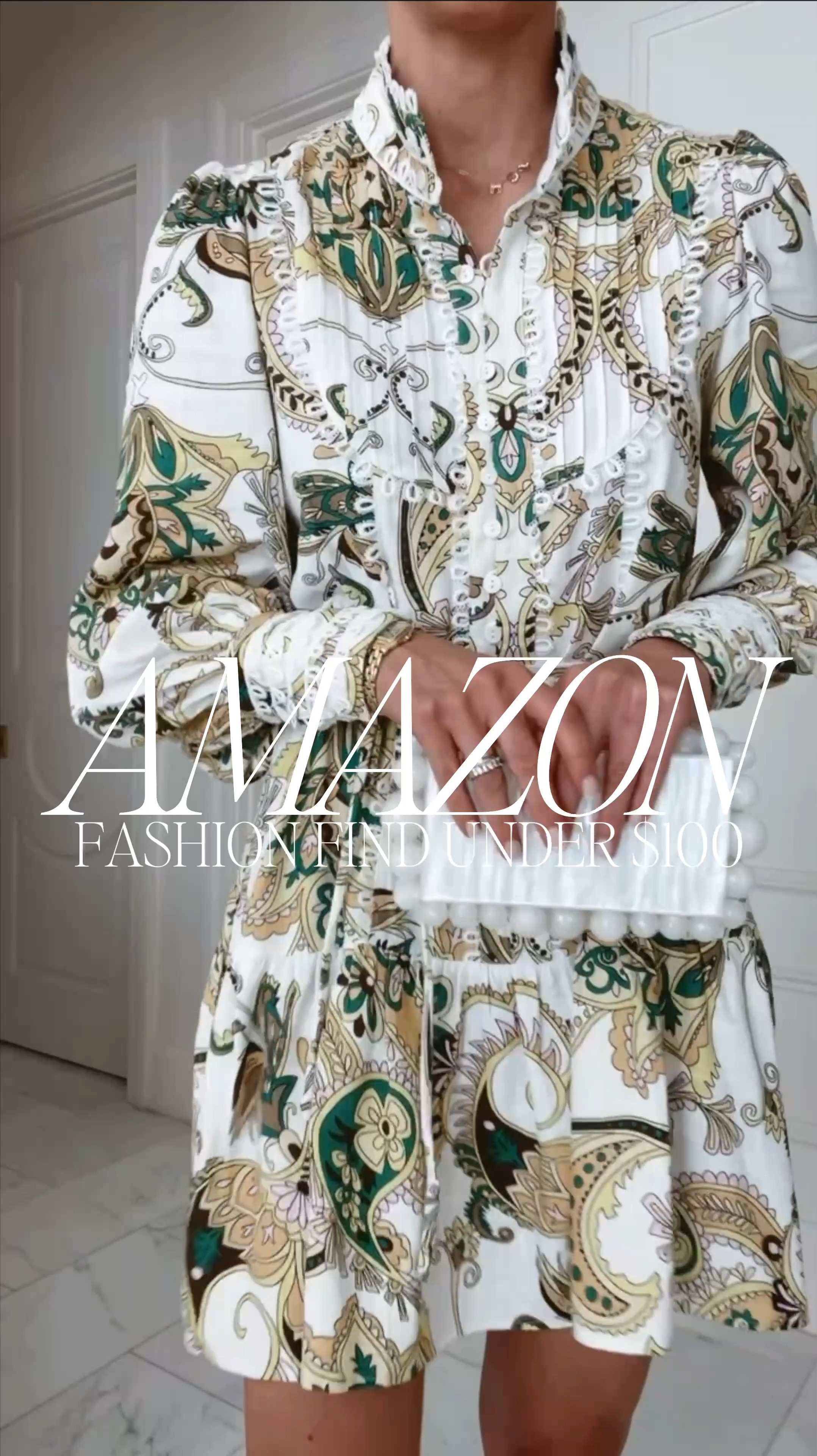 Designer look for less found on amazon. I'm 5'7 for reference and wearing a size small fits tts

#LTKSeasonal #LTKfindsunder100