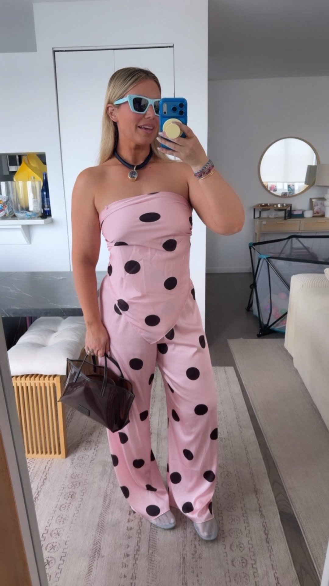 Summer sunset in Brooklyn with a side of polka dots — daily edit cover from Found by Em