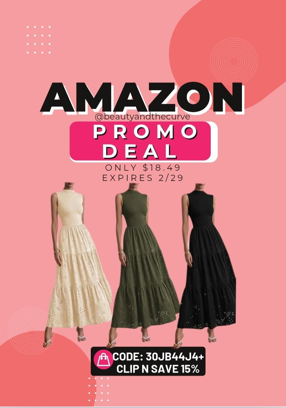 Amazon Promo Deal on this STUNNING dress! Perfect for Vacations, Baby Showers, Date Nights, etc.

#LTKSeasonal #LTKFindsUnder50 #LTKTravel