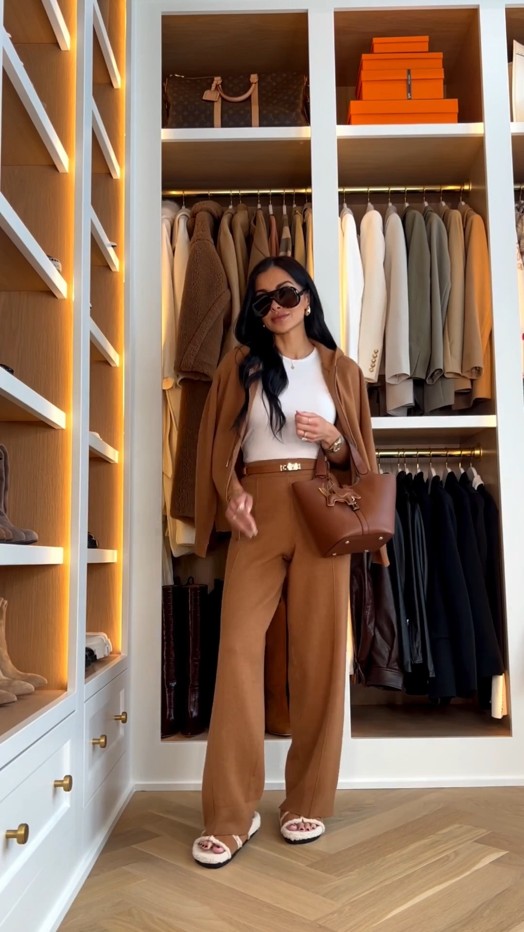 Target matching set comes in two colors - wearing an XS
So luxe and you can dress up or down!
Target coat wearing an XS
Zara blazer wearing an XS
Amazon slippers run TTS
Amazon belt, tee and handbag 



#LTKFindsUnder50 #LTKActive #LTKFindsUnder100