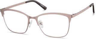 Rose Gold Square Glasses #3216819 | Zenni Optical | Zenni Optical (US & CA)