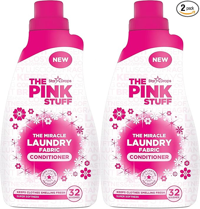 Stardrops - The Pink Stuff - The Miracle Laundry Liquid Fabric Conditioner - 32oz Pack of 2, 2.0 ... | Amazon (US)