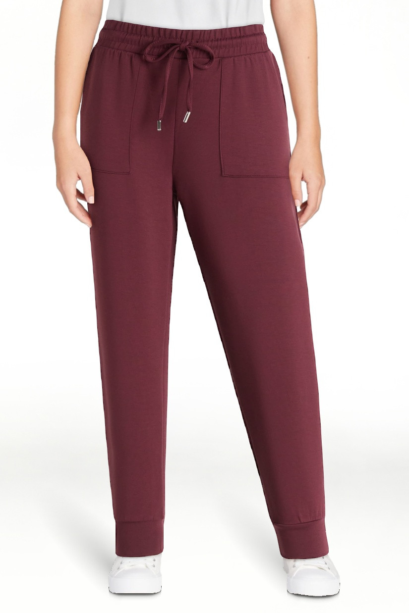 Scoop Women's and Women's Plus New Scubaknit Jogger Pants, Sizes XS-4X | Walmart (US)