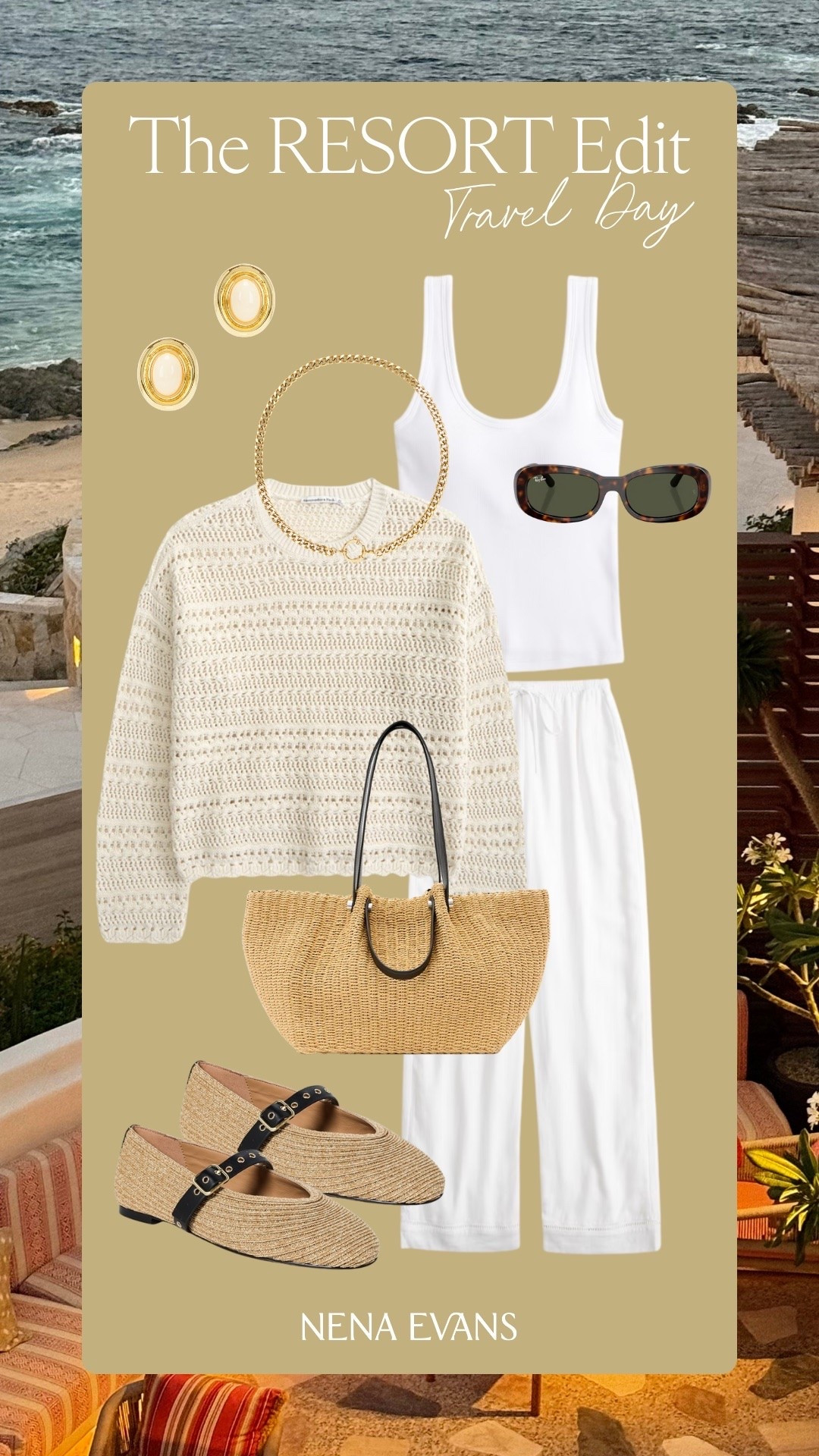 The Resort Edit: Travel Day ✈️ 

airport outfit, travel outfit, beach outfit, vacation outfit, resortwear, outfit inspo, what to wear, resort style, linen pants, summer outfit, spring outfit, crochet sweater, swimsuit cover up

#LTKSeasonal #LTKTravel