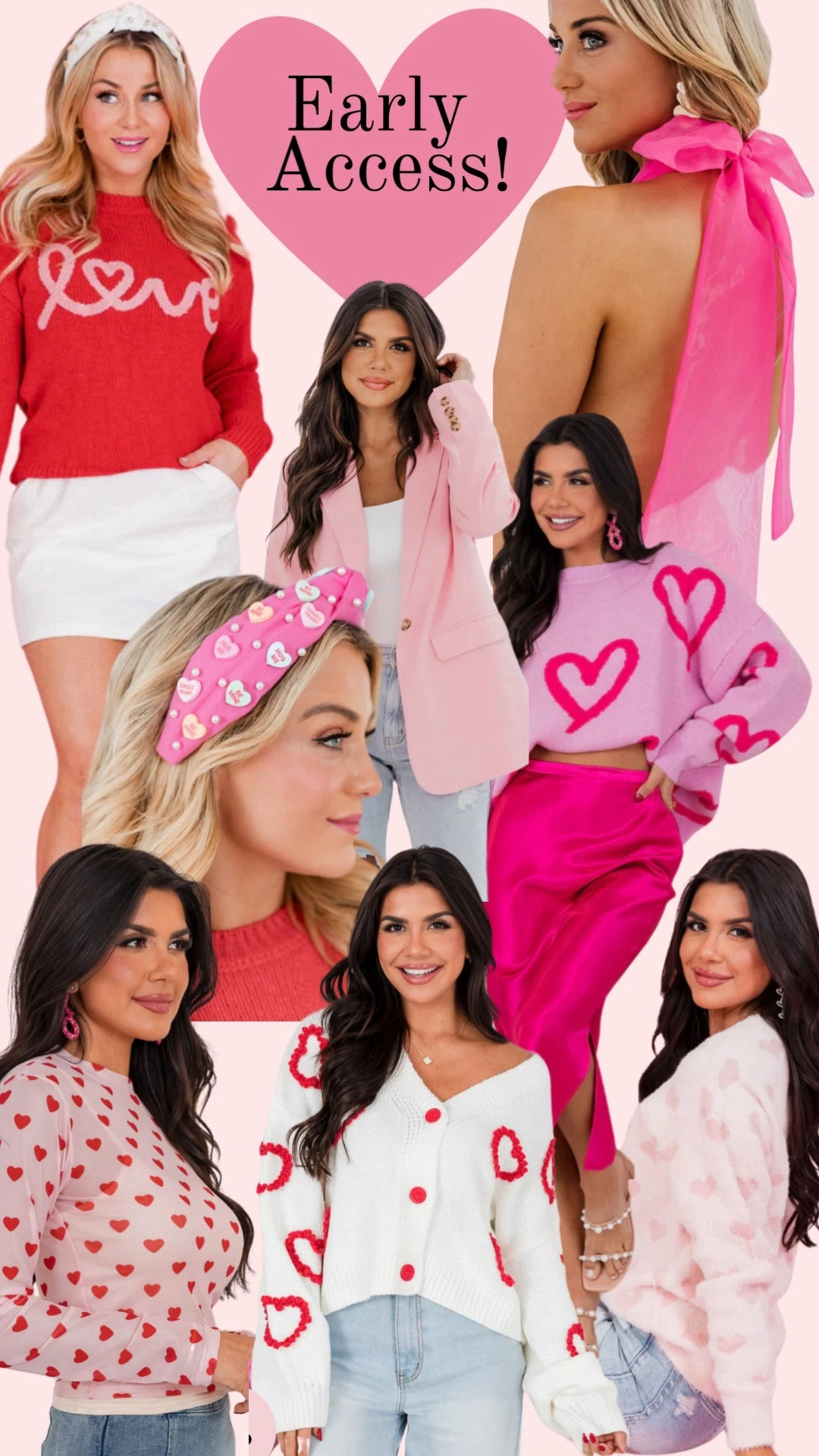 Get early access to the Valentine’s Day collection before it officially releases tomorrow! 
💗USE CODE: JANUARY20 FOR 20% OFF YOUR ORDER!


Valentine’s Day outfit, Valentine’s Day dress, Valentine’s Day sweater, Valentine’s Day headband, Valentine’s Day earrings

#LTKstyletip #LTKGiftGuide #LTKsalealert