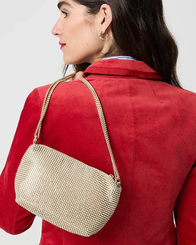 Mini rhinestone handbag | J.Crew Factory