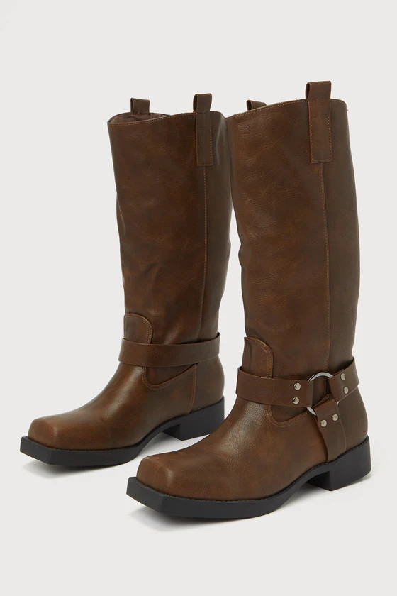 Raziel Tan Mid-Calf Moto Boots | Lulus (US)