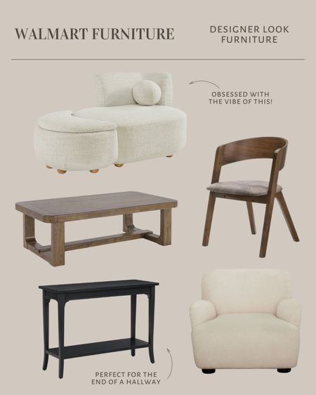Walmart furniture finds that look designer but are affordable for all! 

#LTKSeasonal #LTKHome #LTKStyleTip