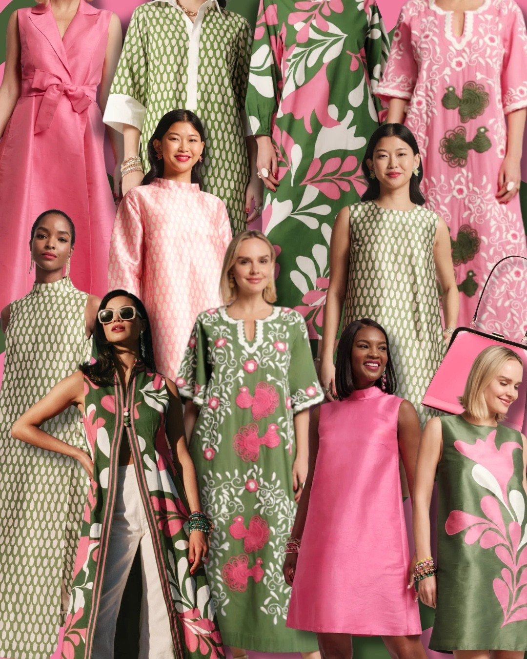 A proper pink and green moment. Easy silhouettes, statement prints, and dresses you will reach for all season.

#LTKSeasonal