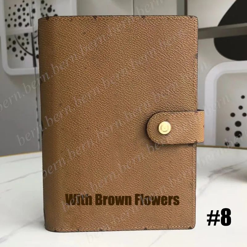 Classic Canvas Notepad Credit Card Holder Bag Medium Ring Agenda Cover With Box 14*18cm | DHGate