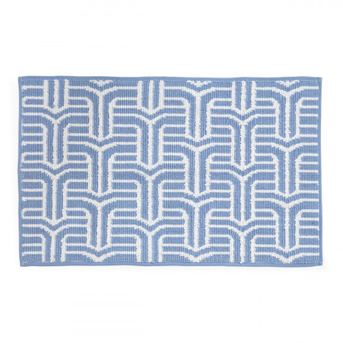 Jonathan Adler Acc Versailles Blue Bath Mat 21" x 34 | Gracious Style