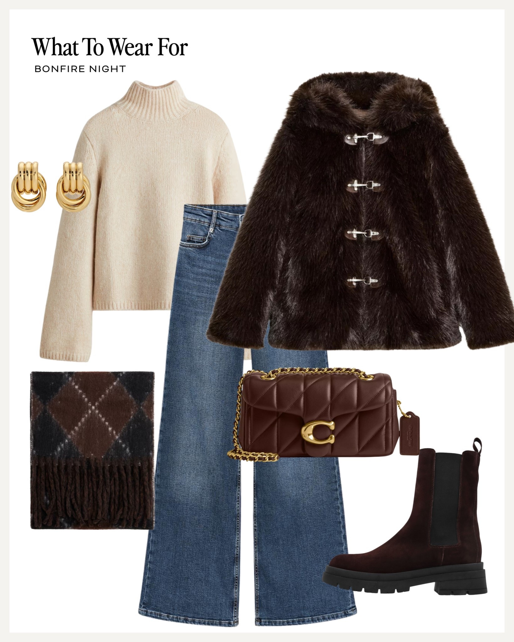 Bonfire night 🎆 

Teddy jacket / faux fur coat / Zara jeans / cream knit / ankle boots / coach bag 

#LTKwinter #LTKautumn #LTKuk