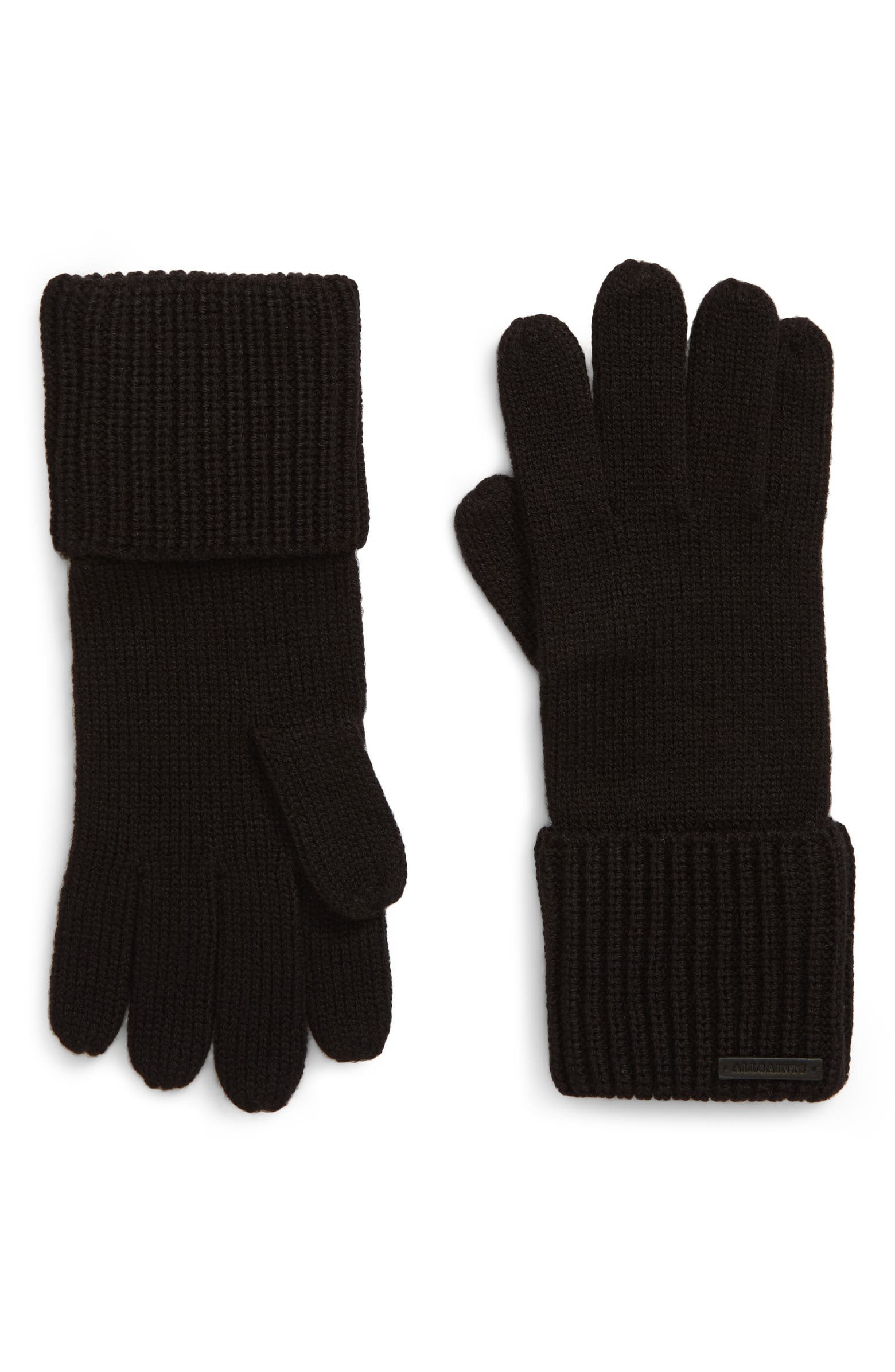 ALLSAINTS Cuffed Knit Gloves | Nordstrom | Nordstrom