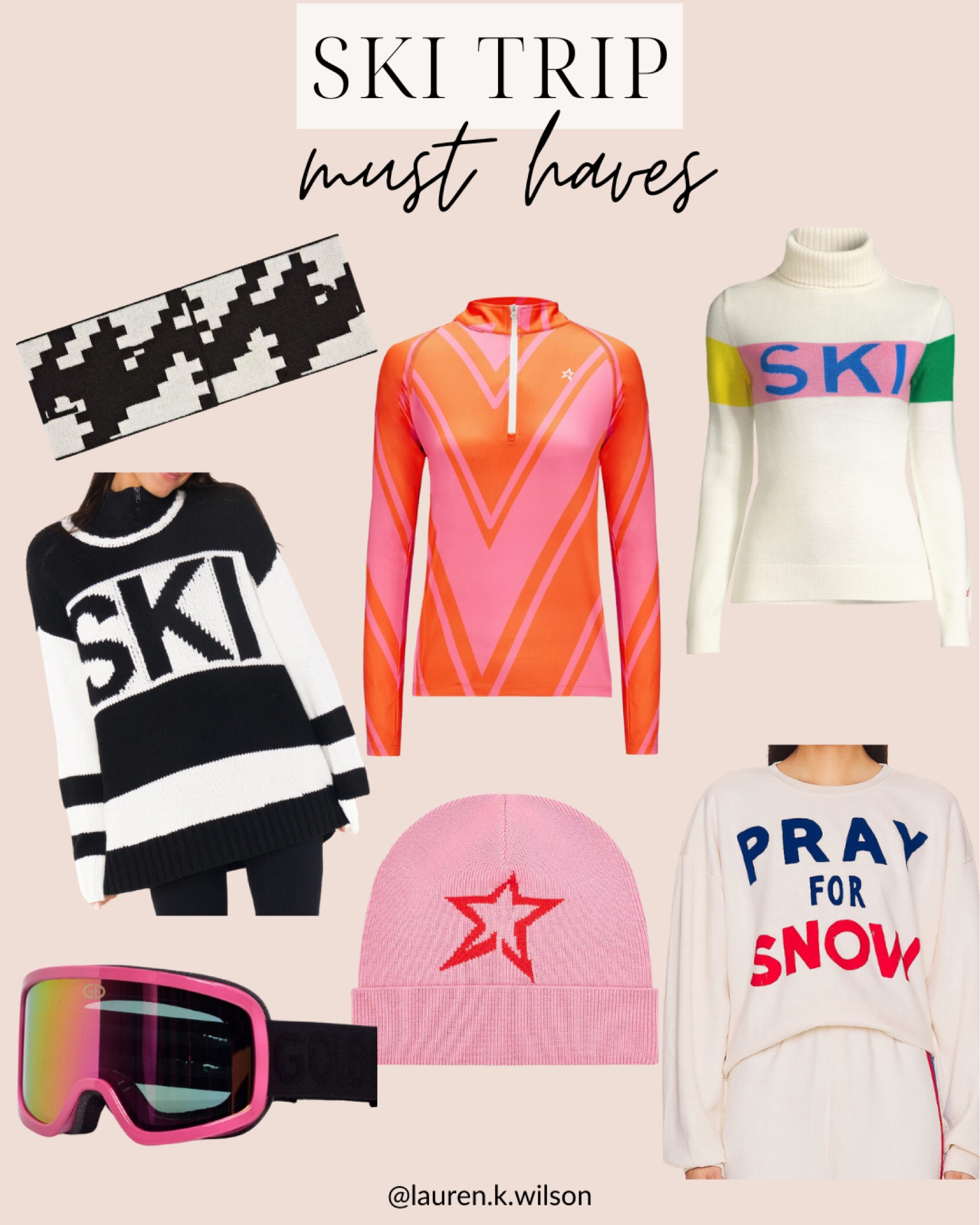 Ski tripx must haves hats goggles sweaters winter vacation headband snow 

#LTKSeasonal #LTKfindsunder50 #LTKfindsunder100
