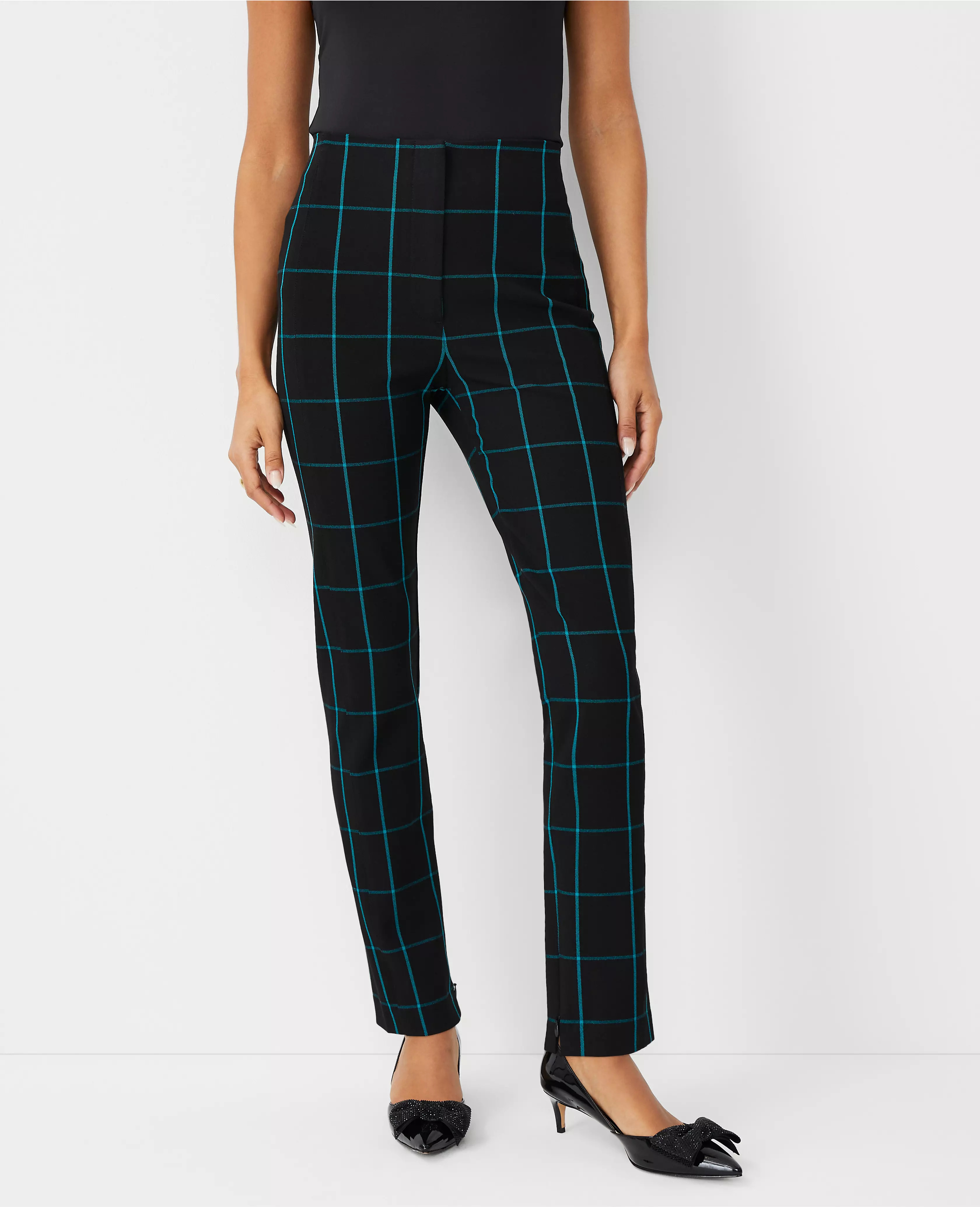 The Audrey Pant in Windowpane | Ann Taylor (US)