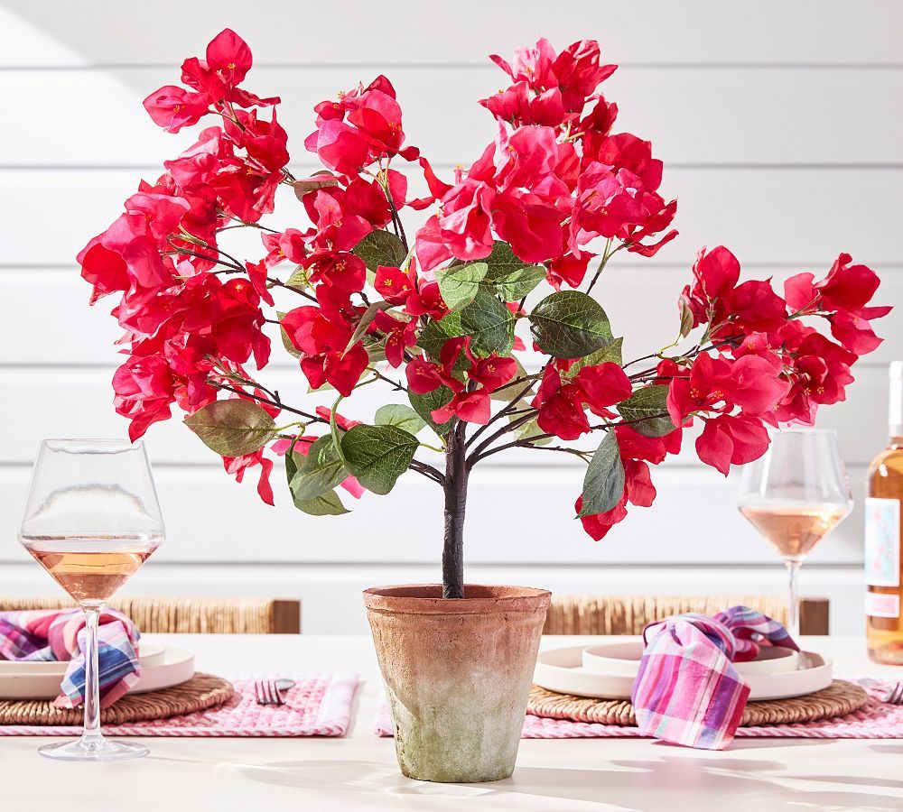 Faux Potted Bougainvillea | Pottery Barn (US)