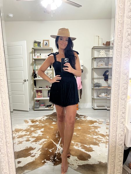 Black romper
Summer outfit
Country concert outfit 

#LTKFestival #LTKSeasonal