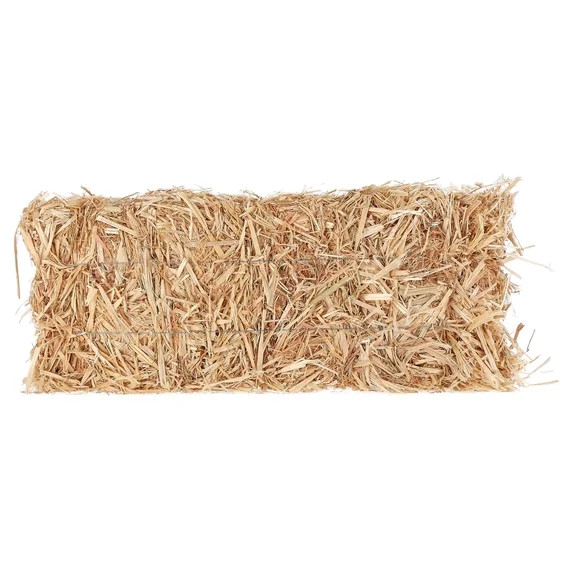 Straw Bale Decoration, Natural, 8" x 8" x 20", Fall by Way To Celebrate | Walmart (US)