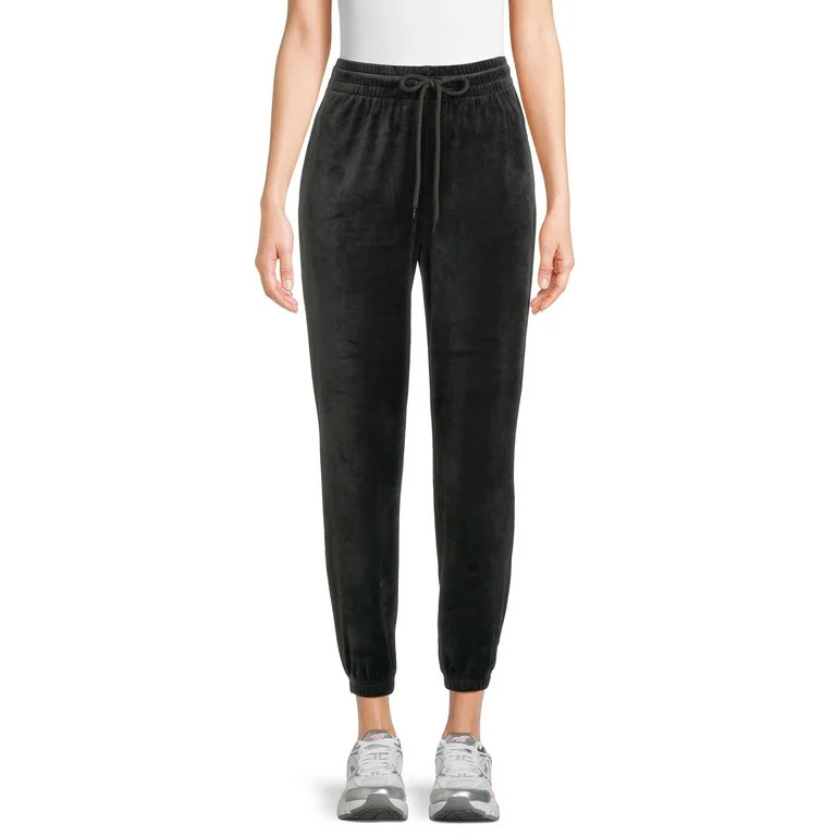 Avia Women’s Athleisure Velour Joggers, 29.5" Inseam, Sizes XS-3XL | Walmart (US)