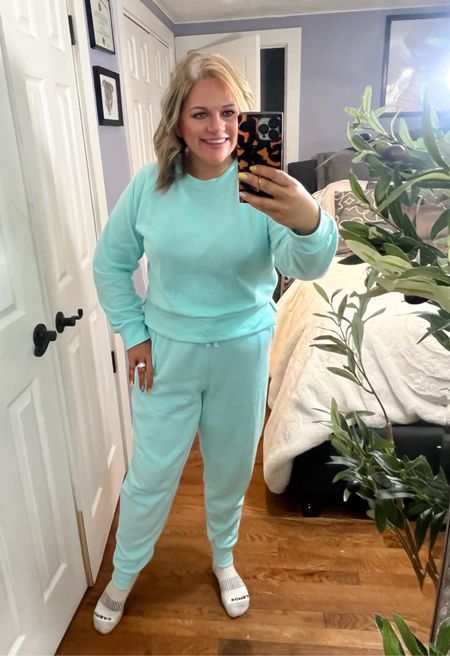 Monday night and I am ready to be weekend level relaxing
This lounge set is perfect. It’s soft but cozy. I put it on as soon as I got home from work. It also comes in pink, gray and black. Fits TTS.
Lounge wear, pajamas, sweatpants, sweatshirtts

#LTKSeasonal #LTKhome #LTKfindsunder50