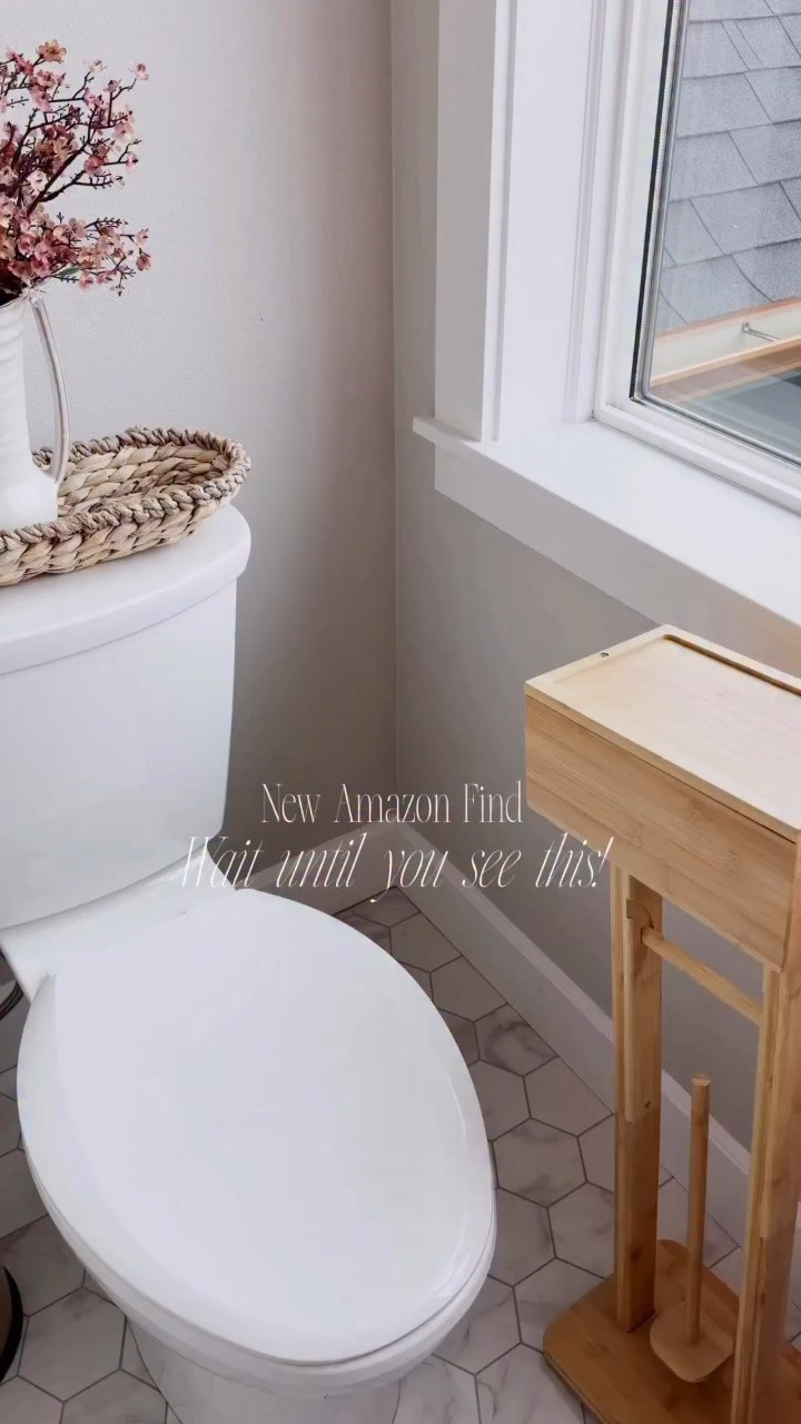 New aesthetic bathroom find, love the hidden storage feature!!

#LTKdayinmylife #LTKSeasonal #LTKHome