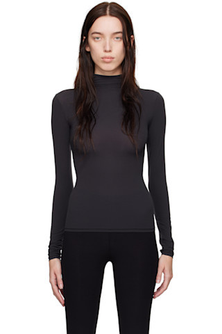 SKIMS - Black Fits Everybody Turtleneck | SSENSE