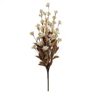 Cream Flower & Leaf Bush by Ashland® | Michaels | Michaels Stores