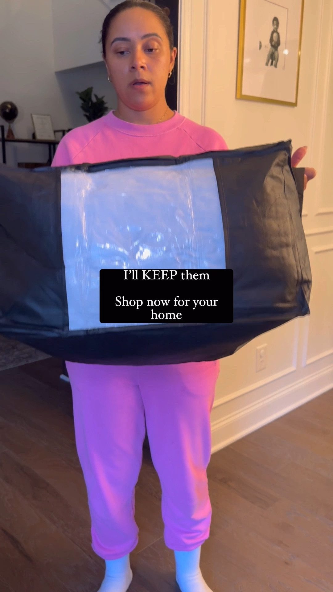 I am in the process of organizing my linen closet which was an uttter disaster. These storage bags work perfect for the extra comforters, towels and blankets we have. Stay tuned to see how the linen closet turns out. 

*NOTE: These fit a queen size comfortably but not king size comforters. 

Shop them now for your organization needs. 

#LTKSaleAlert #LTKHome #LTKFamily