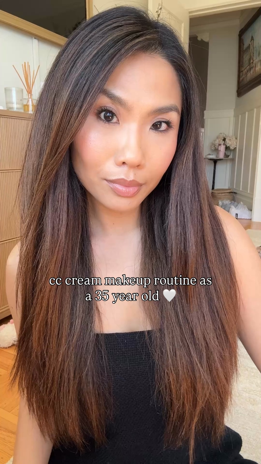 CC cream makeup routine as a 35 year old 🤍 love this routine for non foundation days and especially during the spring and summer months! 

Shades:

Brows:
ABH Brow Wiz - Chocolate 
Rare Beauty Brow Gel

Base makeup:
Danessa Myricks serum - Fresh Pressed
Charlotte Skin Tint Stick - 7.5
CC cream - medium tan (this runs light go up one shade from your usual)
Dior concealer for spot concealing - 3W
Armani concealer for undereye - 5.75
Patrick Ta concealer for undereye - Golden Neutral 1 

Powders: 
Pat McGrath powder for setting undereye  - light
Charlotte tilbury pressed powder all over - medium 
Laura Mercier loose powder for undereye dusting and finishing- translucent honey 

Cheeks:
Dior cream bronzer balm stick - 03 Light Medium 
Charlotte Tilbury Blush stick - Poppy Peach
Hourglass powder bronzer - Radiant Bronze Light
Hourglass blush - Sublime Flush
Rare Beauty Highlighter - Flaunt

Lip Combo:
Liner - Stripdown
Lip glaze stick - 02 sweet pink
Armani lip gloss - 07 Nude Glow 

Setting spray:
MAC fix+ to melt all the powders together 
L’Oréal setting spray to lock it all in


#LTKBeauty #LTKselfcare