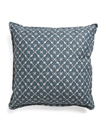 Made In Usa 22x22 Painted Floral Print Pillow | Throw Pillows | Marshalls | Marshalls