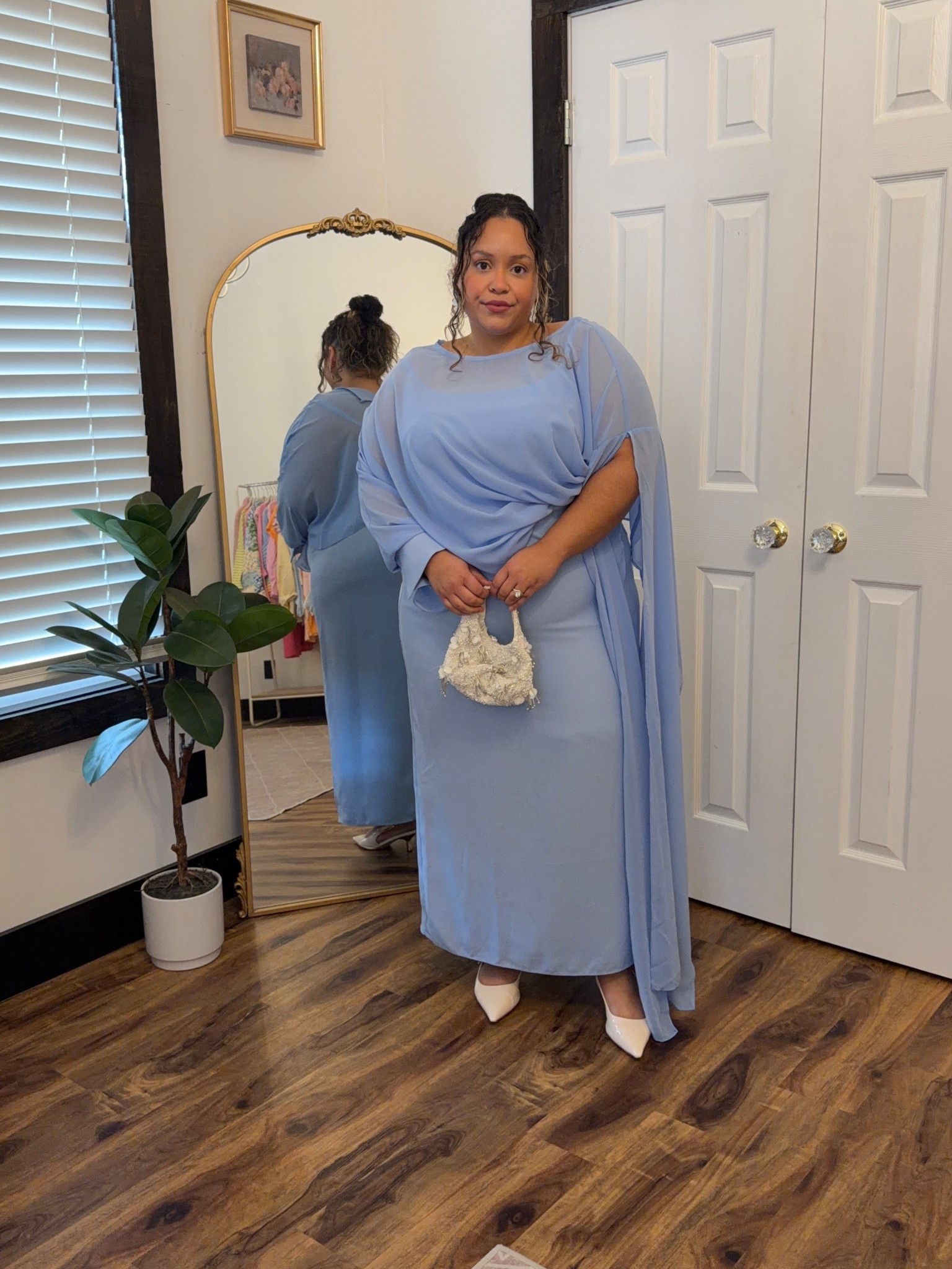 Plus size Spring Wedding Guest dress inspiration, modest spring dress 
I am wearing the size 16 

#LTKWedding #LTKSpringSale #LTKPlusSize