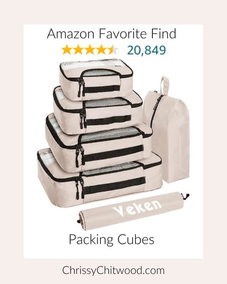 These packing cubes makes packing the suitcase so much easier, especially with kids. This is a travel must-have for me. I use the cream color for my items and the black color for my husband and son’s items. 

We can easily unpack by transferring our packing cubes into the drawers.

Amazon find, travel favorites, favorite finds, trip, vacation 

#LTKkids #LTKtravel #LTKfamily