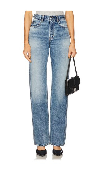 GRLFRND Graham High Rise Straight in Blue. - size 30 | Revolve Clothing (Global)