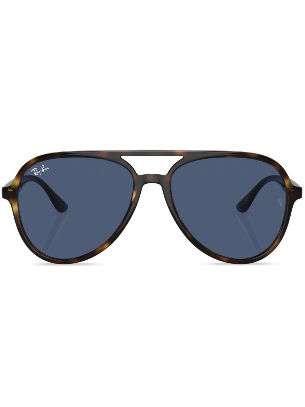 Ray-Ban tortoiseshell-effect aviator-frame sunglasses - Green | Farfetch Global