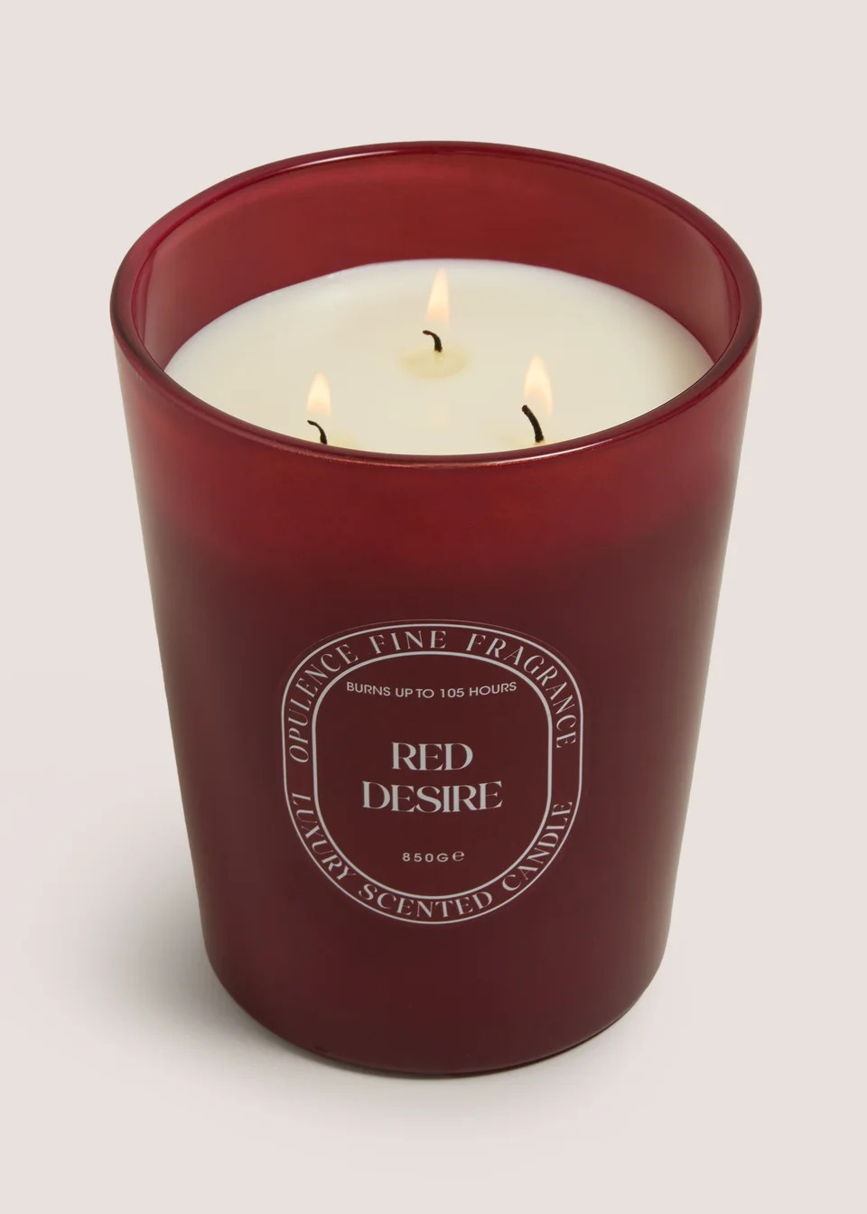 Red Desire Large Candle | Matalan (UK)